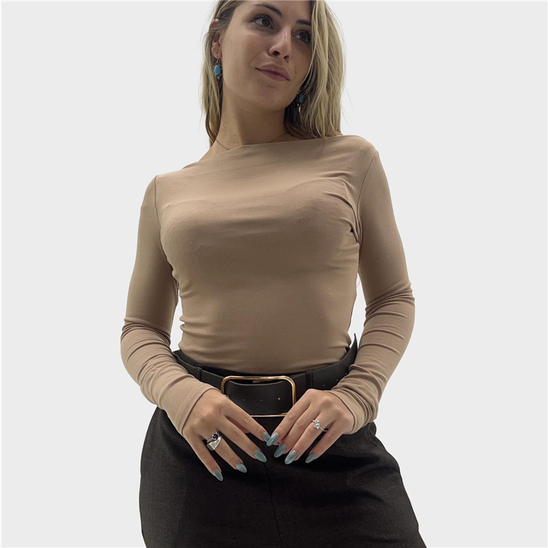 maglia basica elasticizzata boat